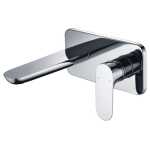 Ikon Banda Wall Basin Mixer Chrome