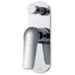 Ikon Sulu Wall Diverter Mixer Chrome