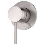Ikon Hali Wall Mixer Brushed Nickel - Clearance