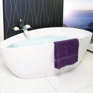 ADP Tranquil Gloss & Matte Finish 1570 x 570 x 700mm Freestanding Bath
