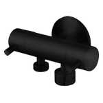 Linkware Dual Control Mini Cistern Tap Matte Black