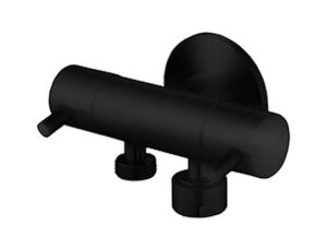 Linkware Dual Control Mini Cistern Tap Matte Black
