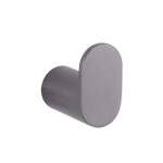 Rumia Gunmetal Grey Robe Hook Towel Holder Wall Mounted Stainless Steel