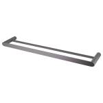 Rumia Gunmetal Grey Double Towel Rail 600mm Stainless Steel 304 Wall Mounted