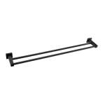 Ottimo Nero Black Double Towel Rail 600mm