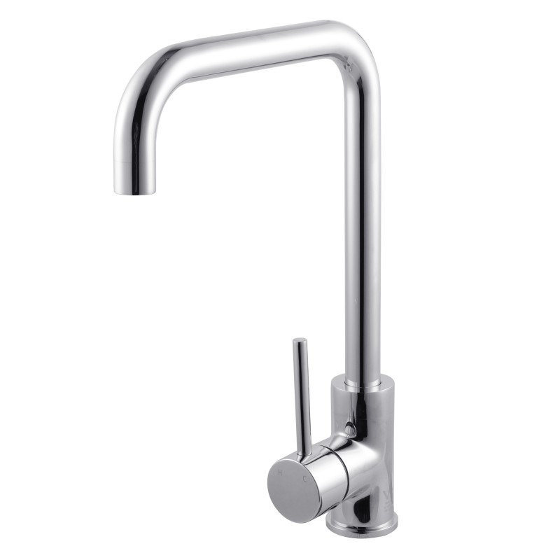 Aquaperla Round Chrome Swivel Kitchen Sink Mixer Tap