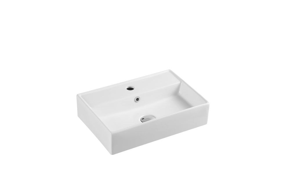 500mm Wall-Hung Slim Rectangular Basin - KUBE 51M