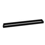 Omar Nero Black Single Towel Rail 800mm