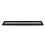 Omar Nero Black Double Towel Rail 800mm