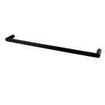 Rumia Black Single Towel Rail 600mm Stainless Steel 304 Wall Mounted
