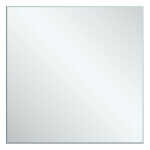 750x750mm Plain Bathroom Mirror Bevel Edge Wall Mounted Vertical or Horizontal