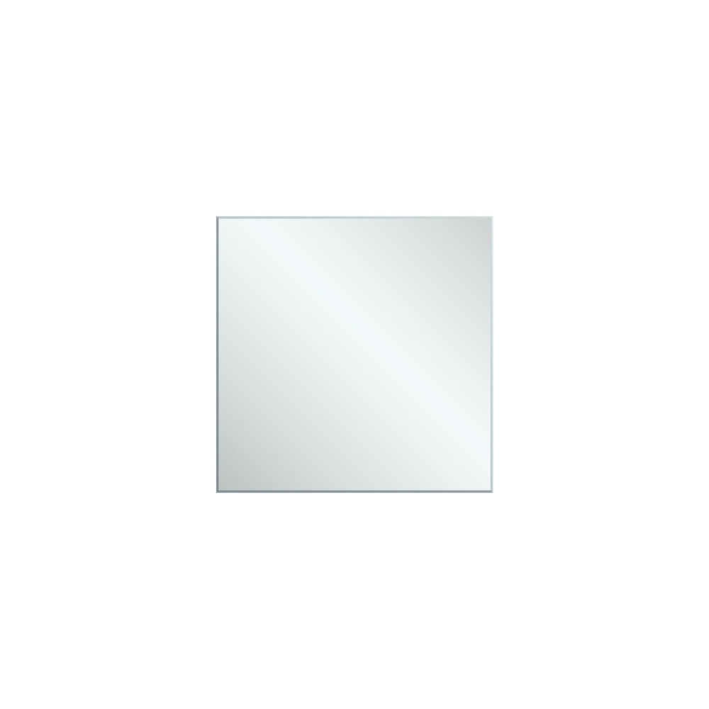 750x750mm Plain Bathroom Mirror Bevel Edge Wall Mounted Vertical or Horizontal