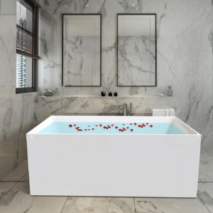 1700mm Orta Free Standing Bath Tub Multi Fit White