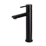 Meir Round Tall Basin Mixer Matte Black