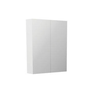 600mm PVC Shaving Cabinet Copper Free White