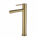 Star Mini High Rise Basin Mixer PVD Brushed Bronze