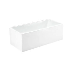 1400*730*580mm Theo Bathtub Multi fit Corner Back to Wall Freestanding Acrylic White Bath tub NO Overflow