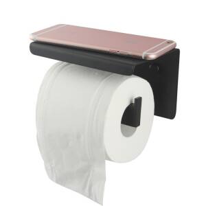 Ottimo Nero Black Toilet Paper Holder