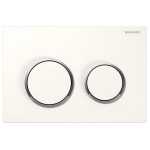 Geberit Toilet Cistern Push Plate Wall Buttons White Surface Kappa21KJ