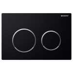 Geberit Toilet Cistern Push Plate Wall Buttons Black Surface Kappa21KM