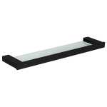 Zen Glass Shelf Matt Black