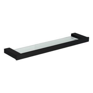 Zen Glass Shelf Matt Black