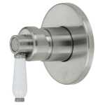 Fienza Eleanor Wall Mixer - Brushed Nickel/Ceramic