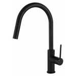 Modern National  Star Mini Pull Out Kitchen Mixer Matte Black