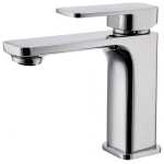 Aquato Basin Mixer Chrome Soft Square