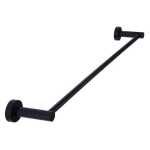 Meir Round Single Towel Rail Matte Black