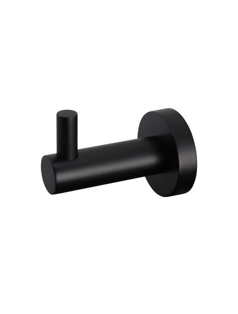 Meir Round Robe Hook -Matte Black