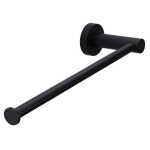 MEIR Round Matte Black Guest Towel Rail - Matte Black