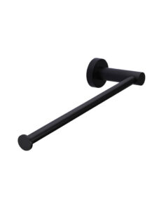 MEIR Round Matte Black Guest Towel Rail – Matte Black