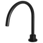 Meir Round High Rise Swivel Hob Spout Matte Black