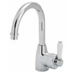 Fienza Eleanor Gooseneck Basin Mixer - Chrome/Ceramic