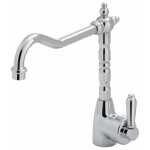 Fienza Eleanor Shepherds Crook Sink Mixer - Chrome