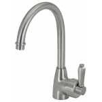 Fienza Eleanor Gooseneck Sink Mixer - Brushed Nickel