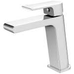 Nero Bianca Basin Mixer Chrome