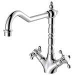 Fienza Lillian Shepherds Crook Sink Mixer, Chrome