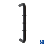 Metlam Designer D-pull Handle With Rubber
