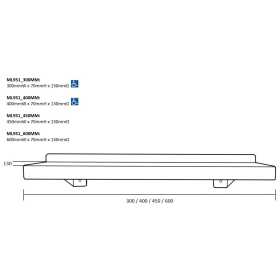 ML951 Series Utility Shelf - Various Sizes Drawing(1)