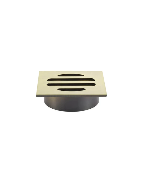 Meir Square Floor Grate Shower Drain 50mm Outlet - Gold