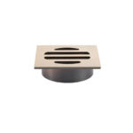 Meir Square Floor Grate Shower Drain 50mm Outlet - Champagne