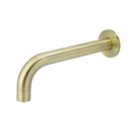 Meir Round Curved Spout 200mm Tiger Bronze