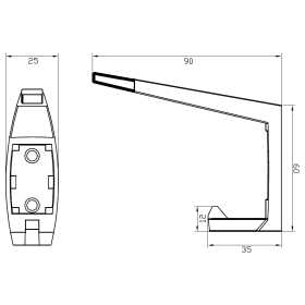 Moda Hook Line Drawing