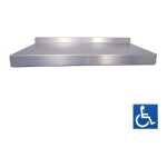 Metlam Antimicrobial Stainless Steel Utility Shelf