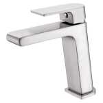 Nero Bianca Basin Mixer Brushed Nickel