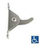 Metlam Collapsible Coat Hook - Mounting Visible Screw Fix