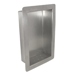 Metlam Anti-ligature Recessed Soap & Shampoo Holder