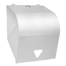 Metlam Paper Towel Roll Dispenser Lockable - White Powder Coat